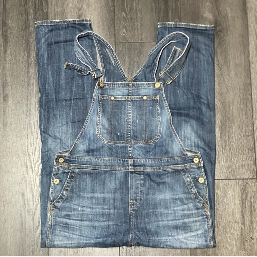 Citizens Of Humanity Blue Denim Overalls